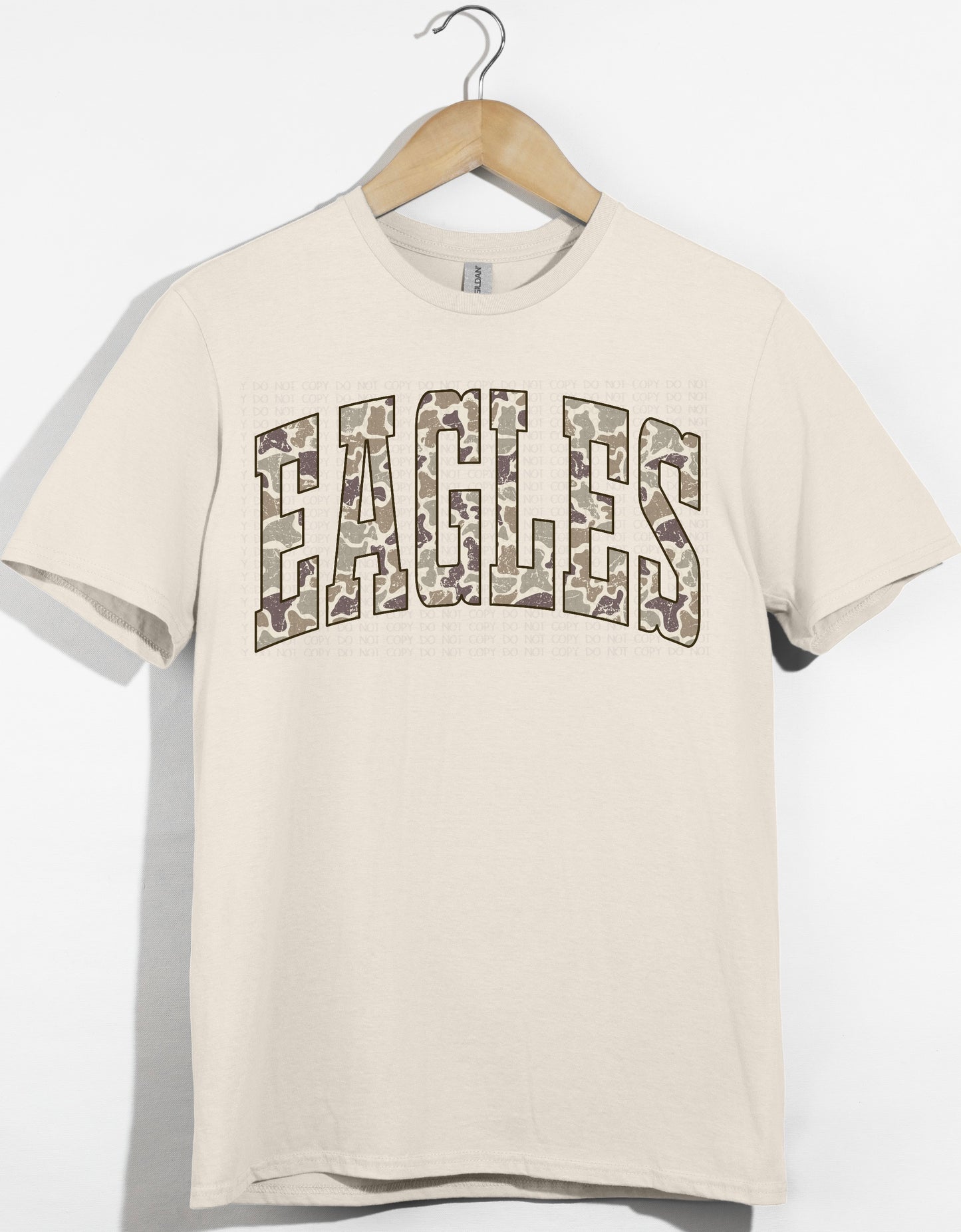 Camo Mascot & State Graphic Tees