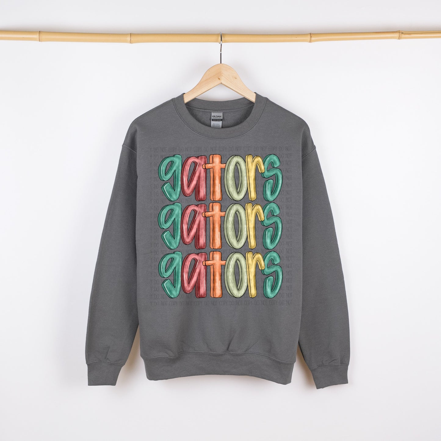 Watercolor Stacked Gators