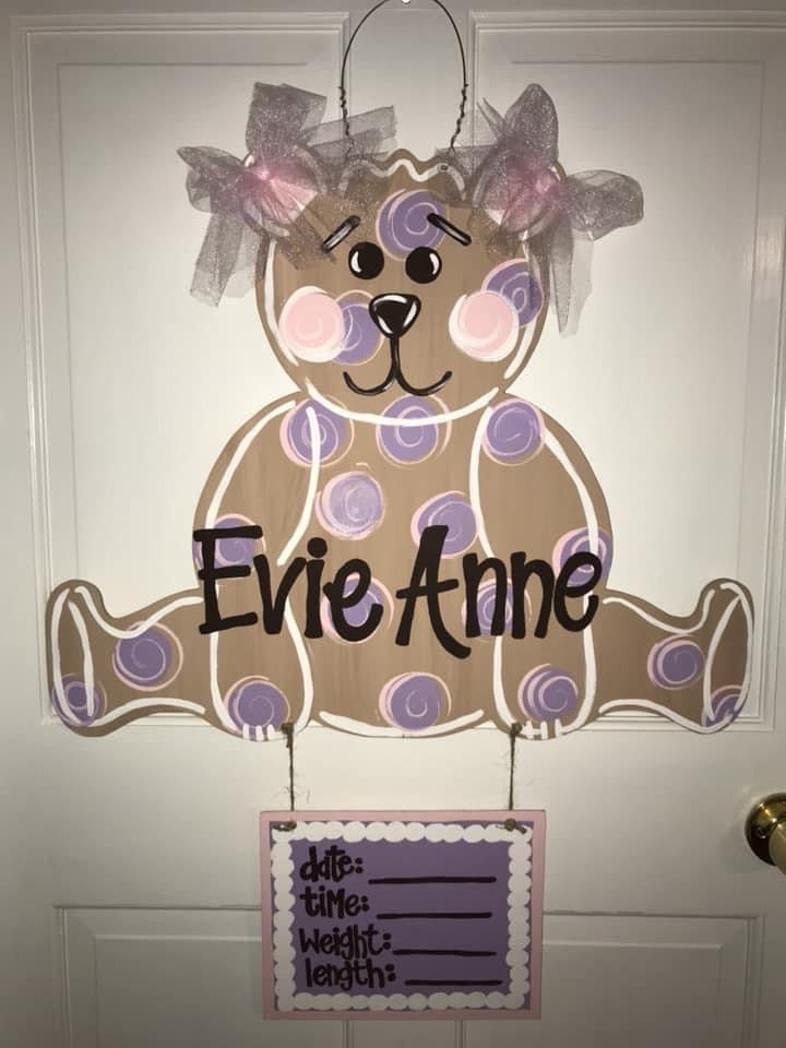 Sweet Bear Hospital Hanger