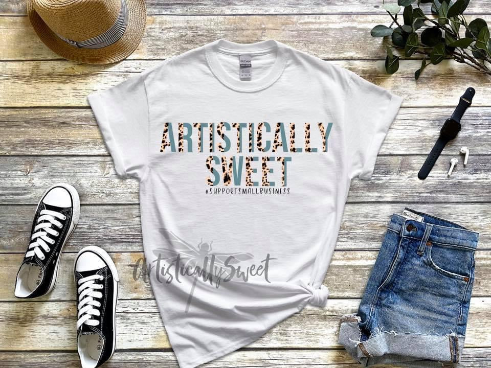 Leopard Letter Business Tee