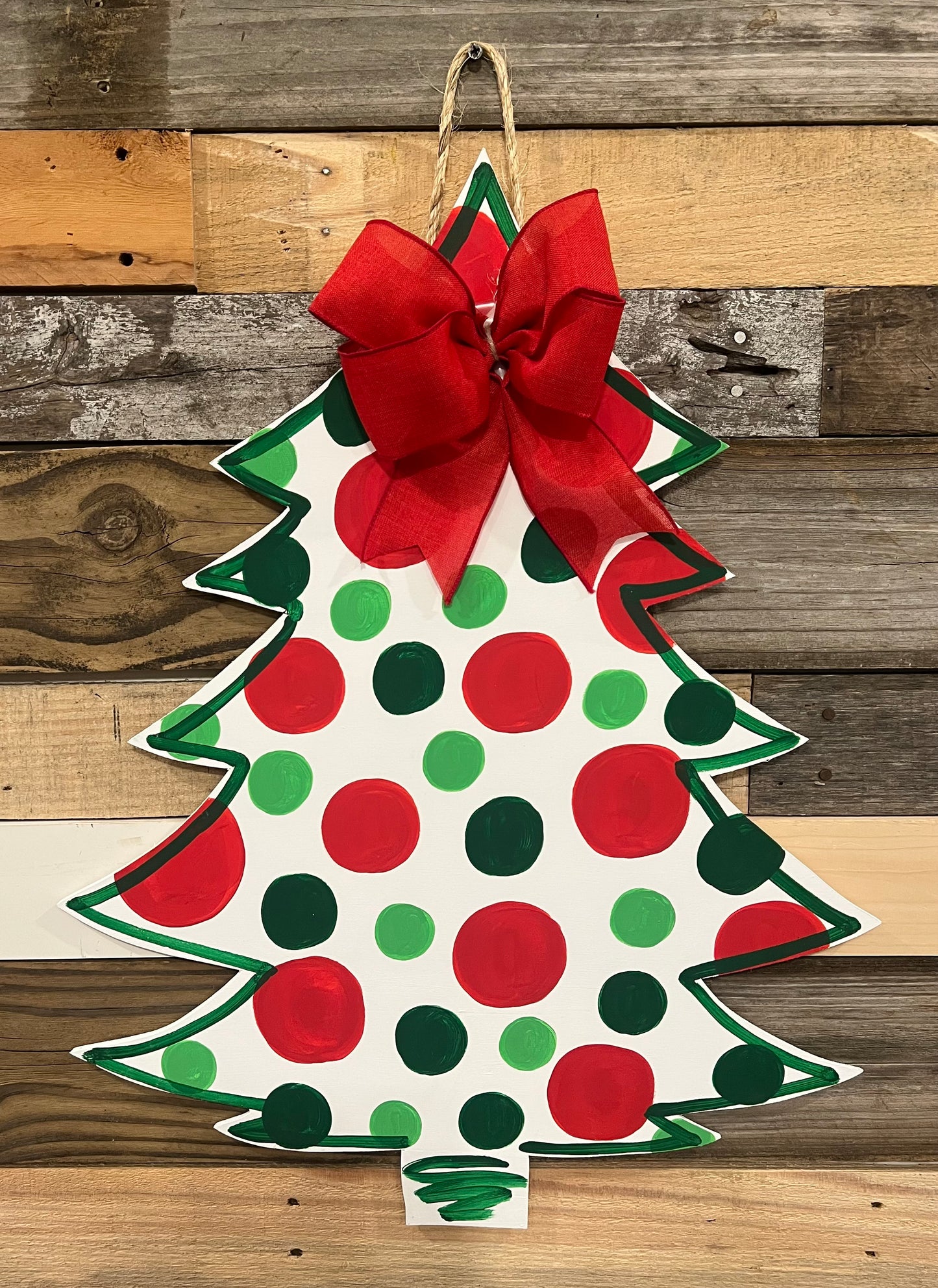 Polka Dot Christmas Tree