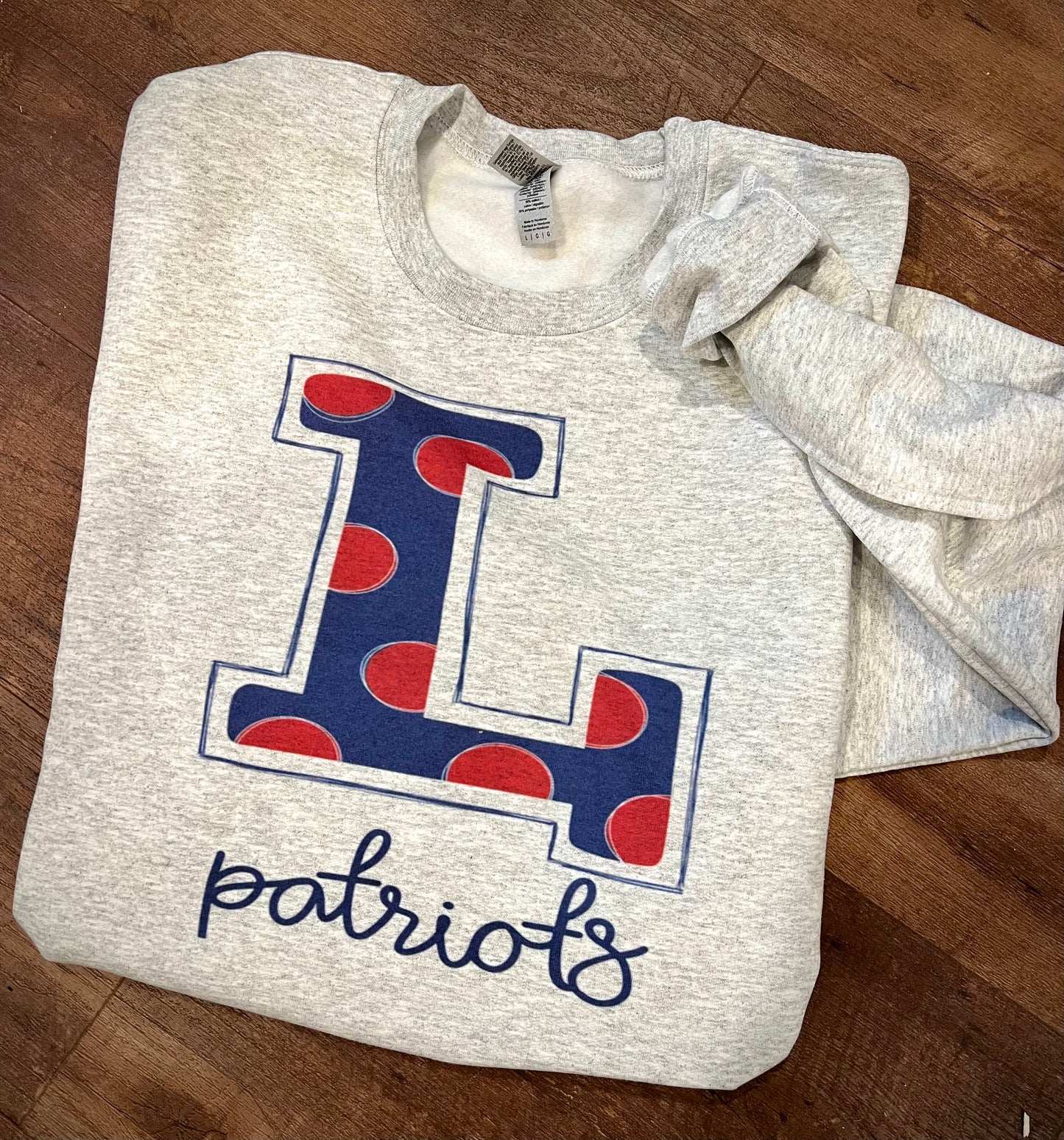 School Letters + Mascot Sweatshirt