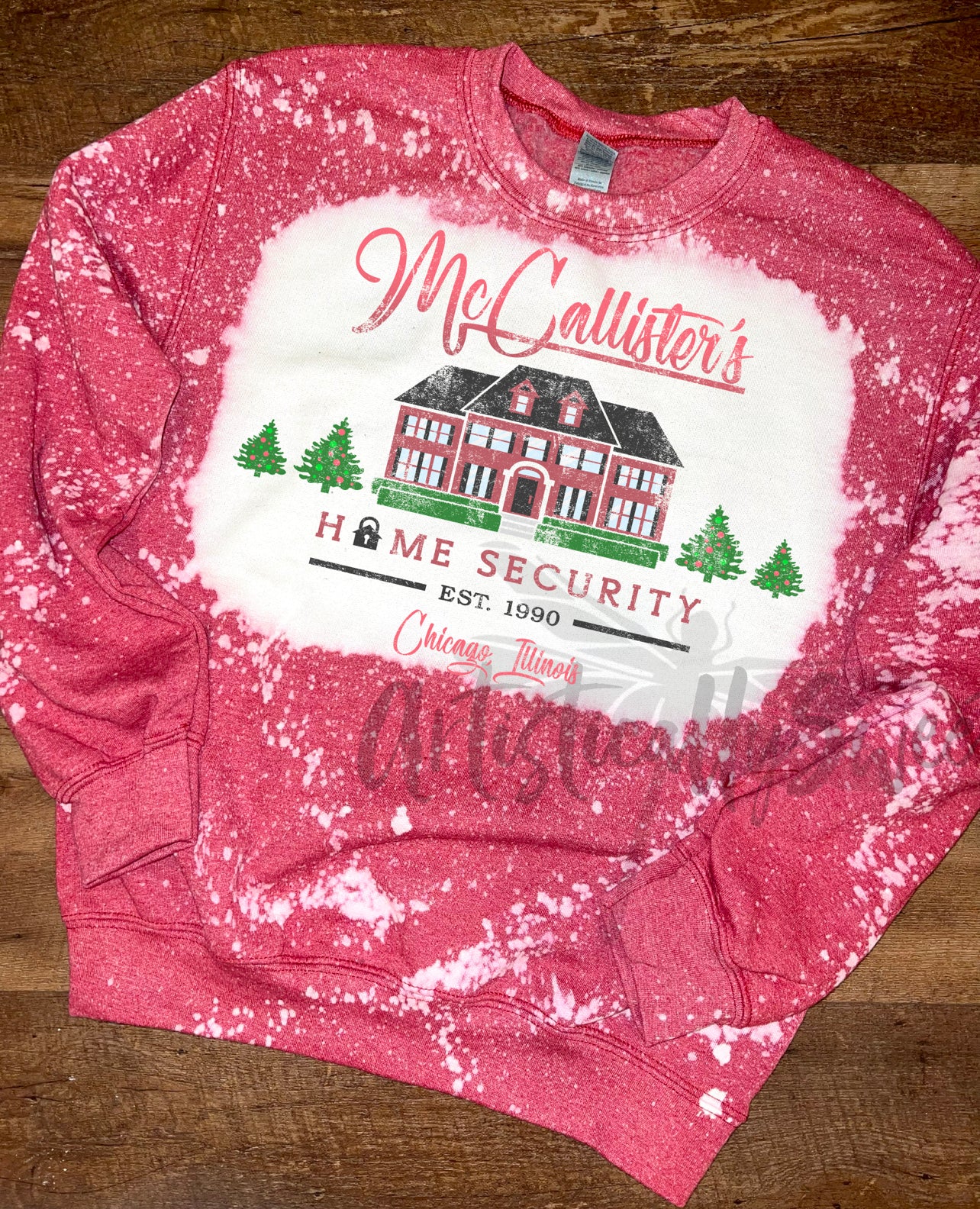 McCallister’s Home Security Bleached Sweatshirt