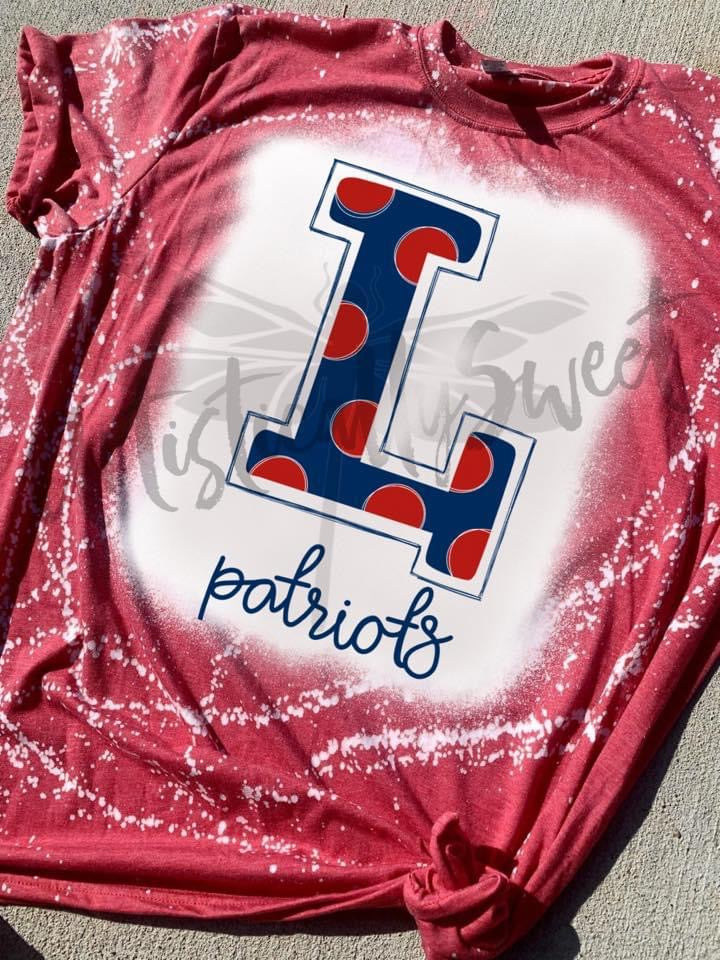 School Mascot/Logo Bleached Tee