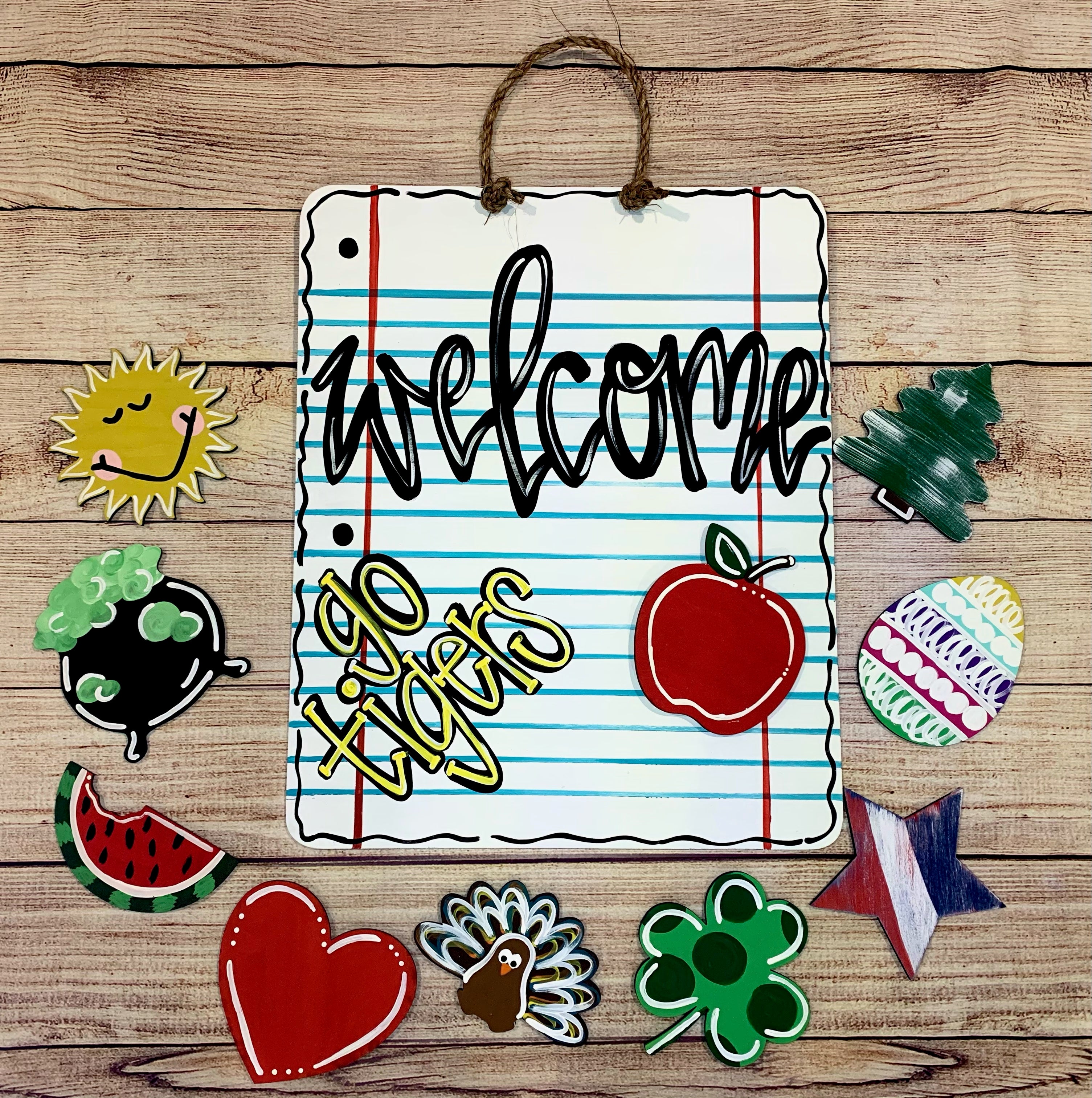 Notebook Interchangeable Door Hanger ArtisticallySweet, LLC