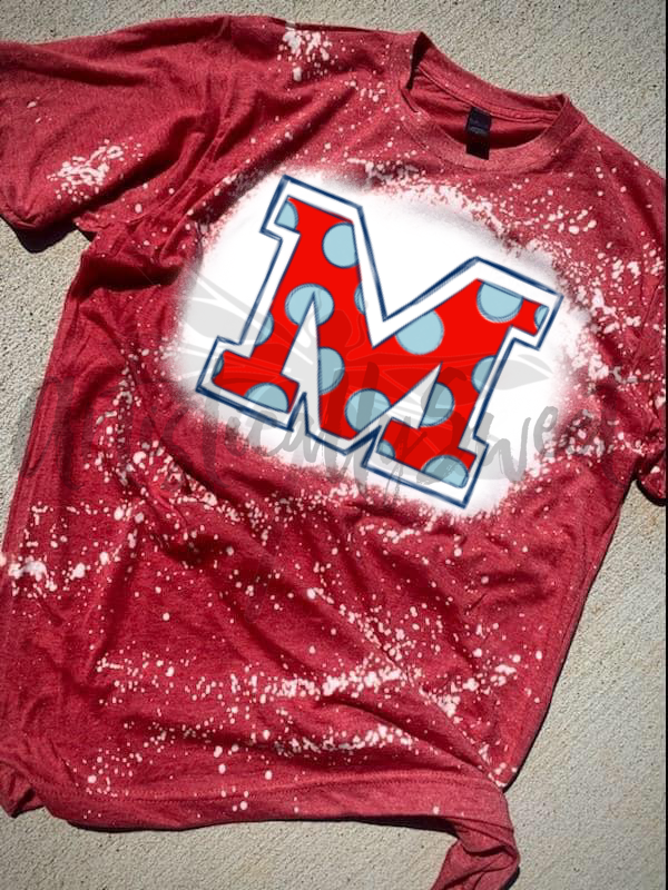 Ole Miss Bleached Tee