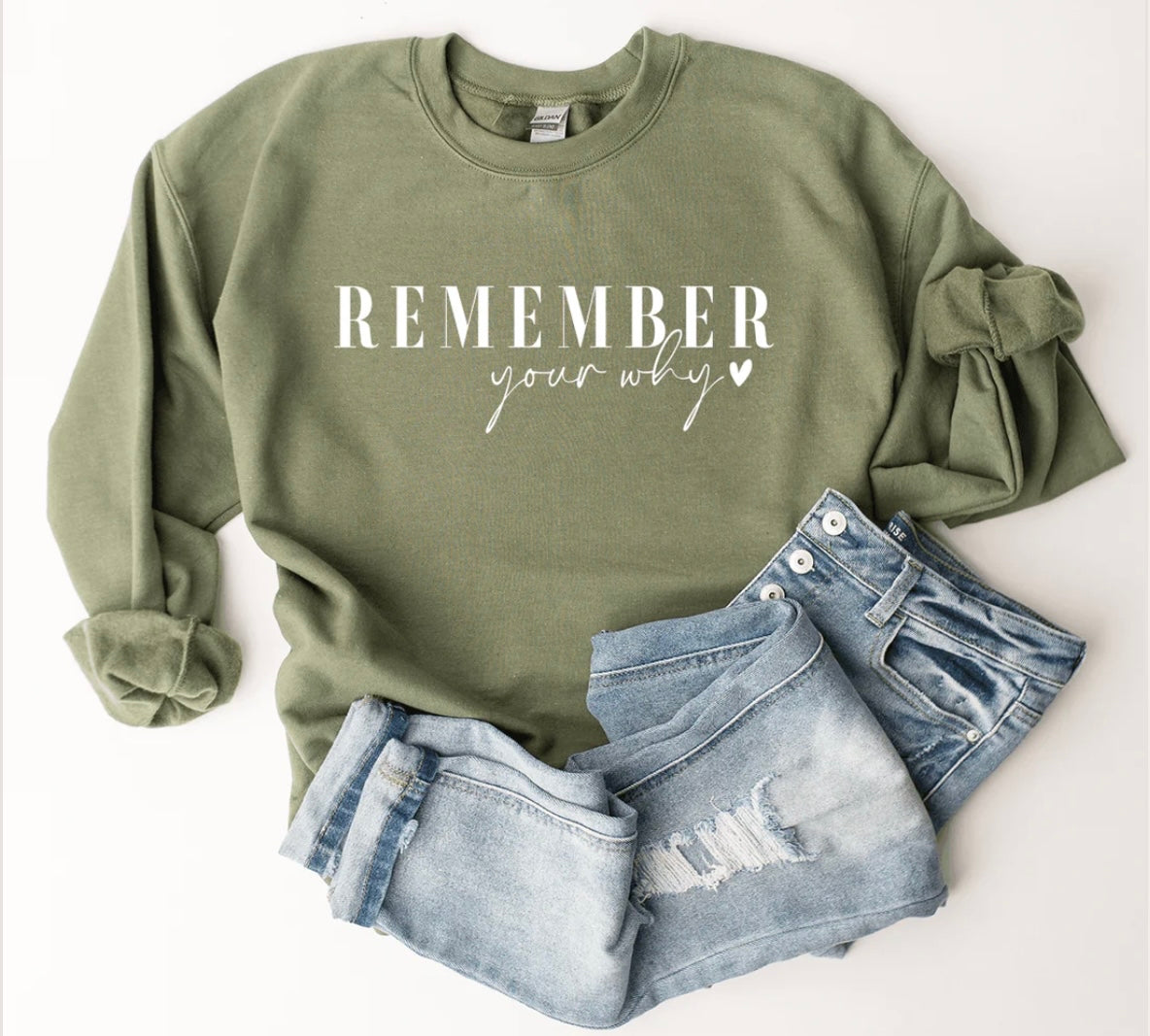 Remember Your Why Graphic Sweatshirt