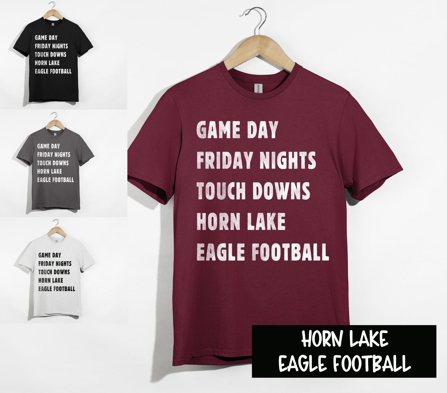 Horn Lake Simple Game Day Graphic Tee