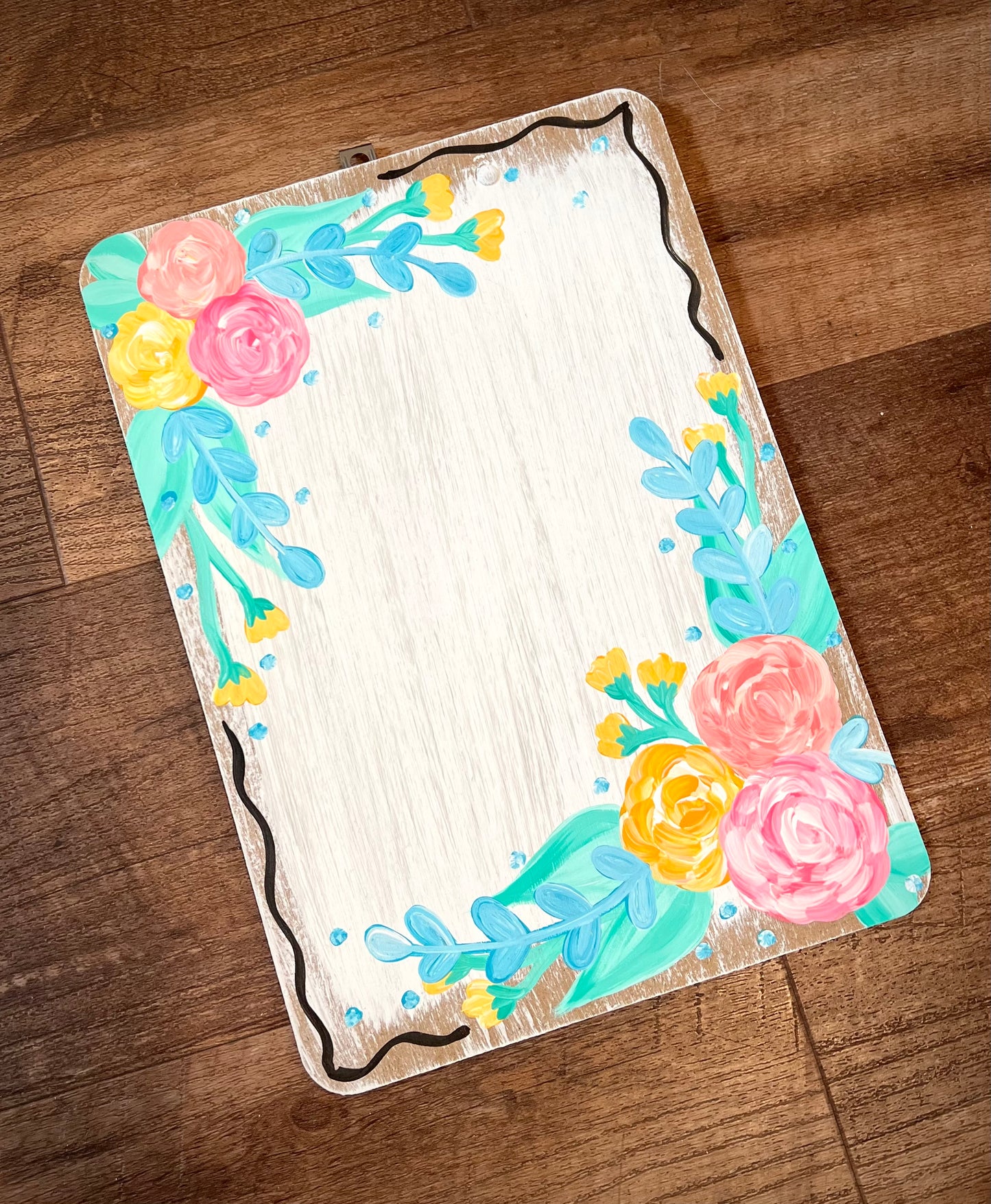 Floral Clipboard