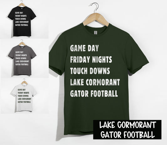 Lake Cormorant Simple Game Day Graphic Tee