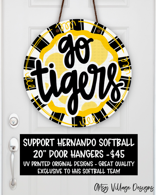 Go Tigers Exclusive Door Hanger