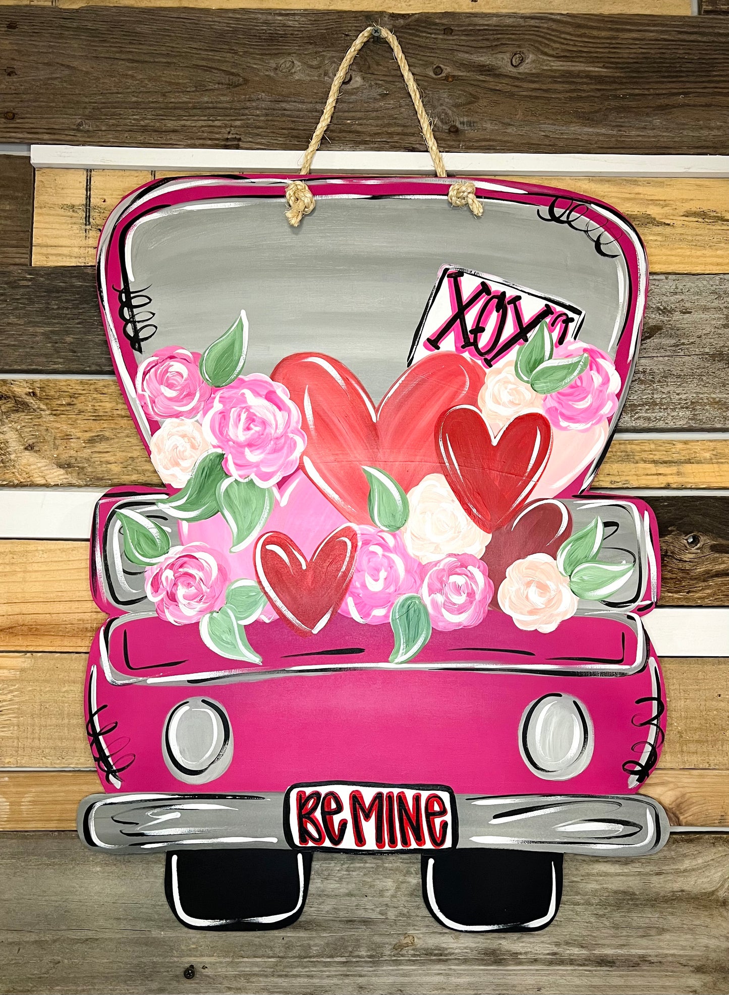Be Mine Valentine’s Day Truck Door Hanger