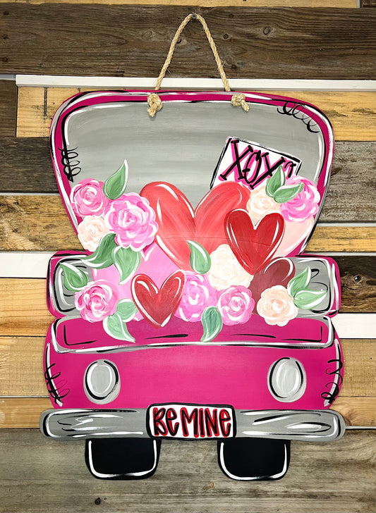 Be Mine Valentine’s Day Truck Door Hanger