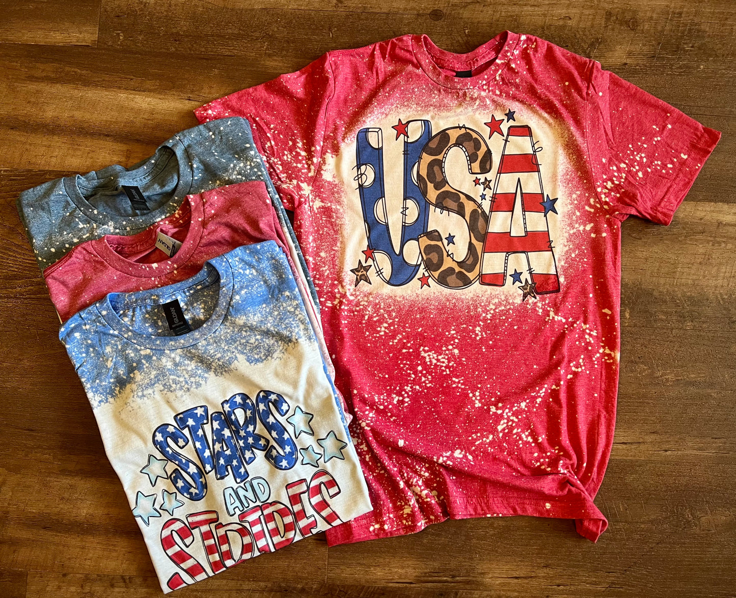 USA Bleached Tee