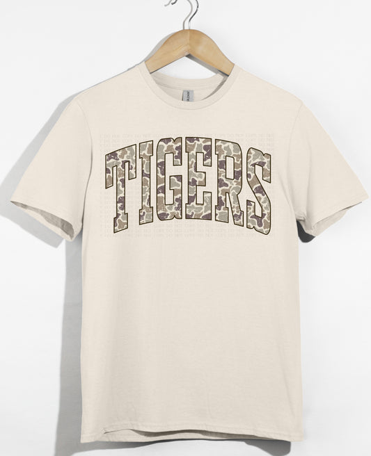 Camo Mascot & State Graphic Tees