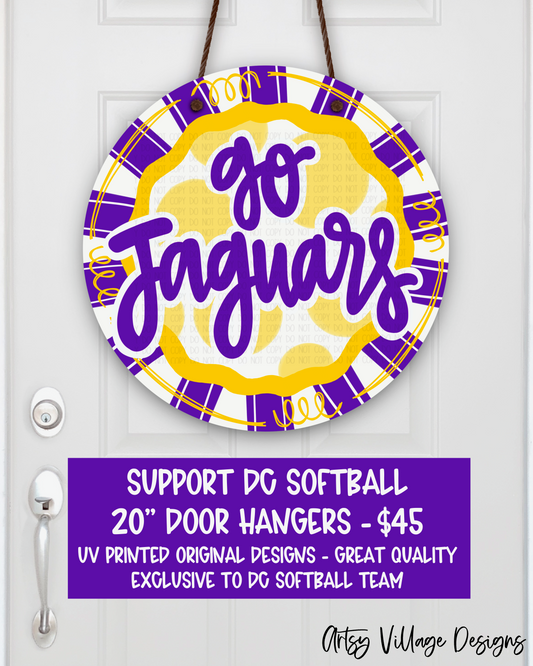 Go Jaguars Exclusive Door Hanger