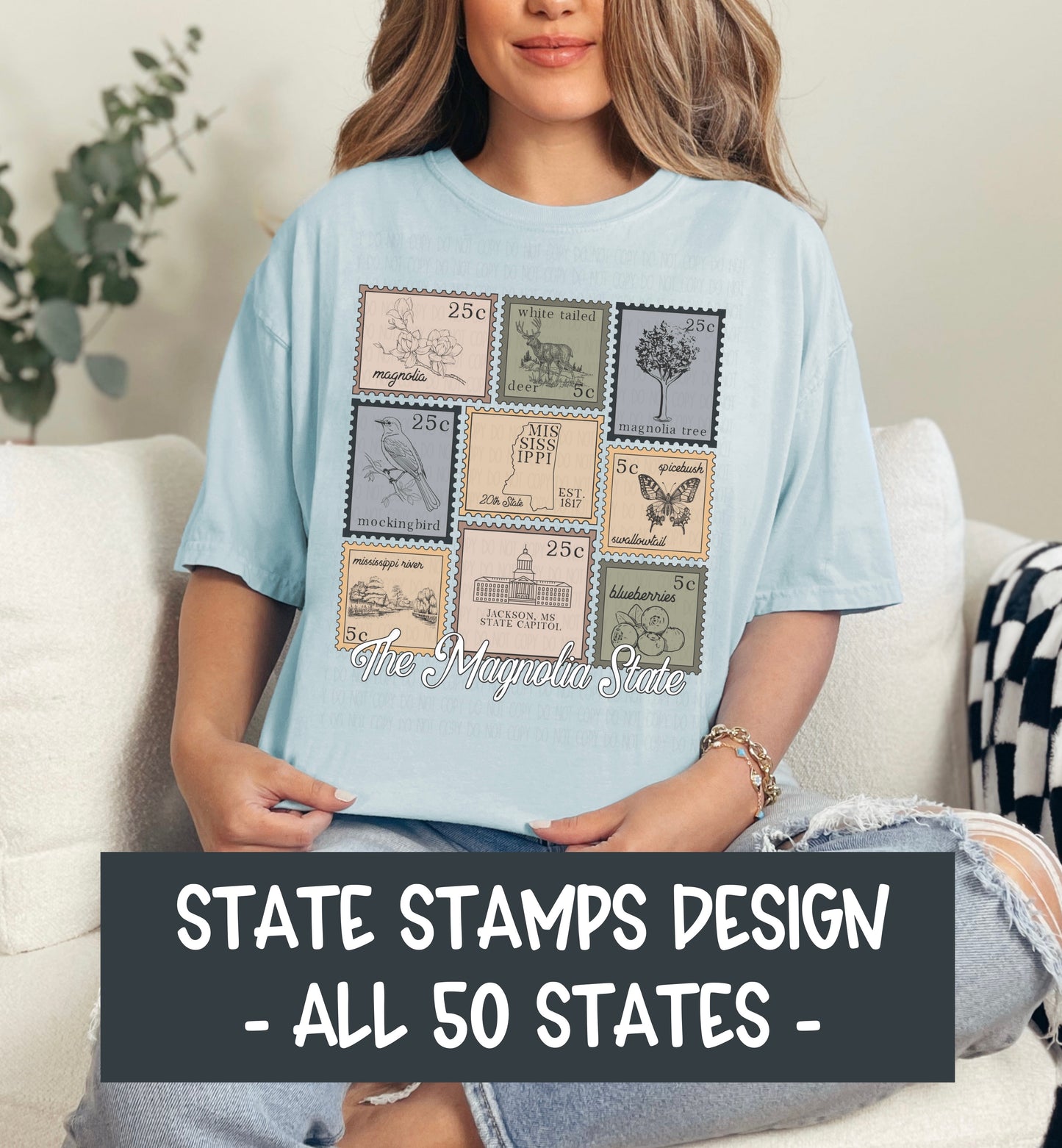 Vintage Stamps Tee