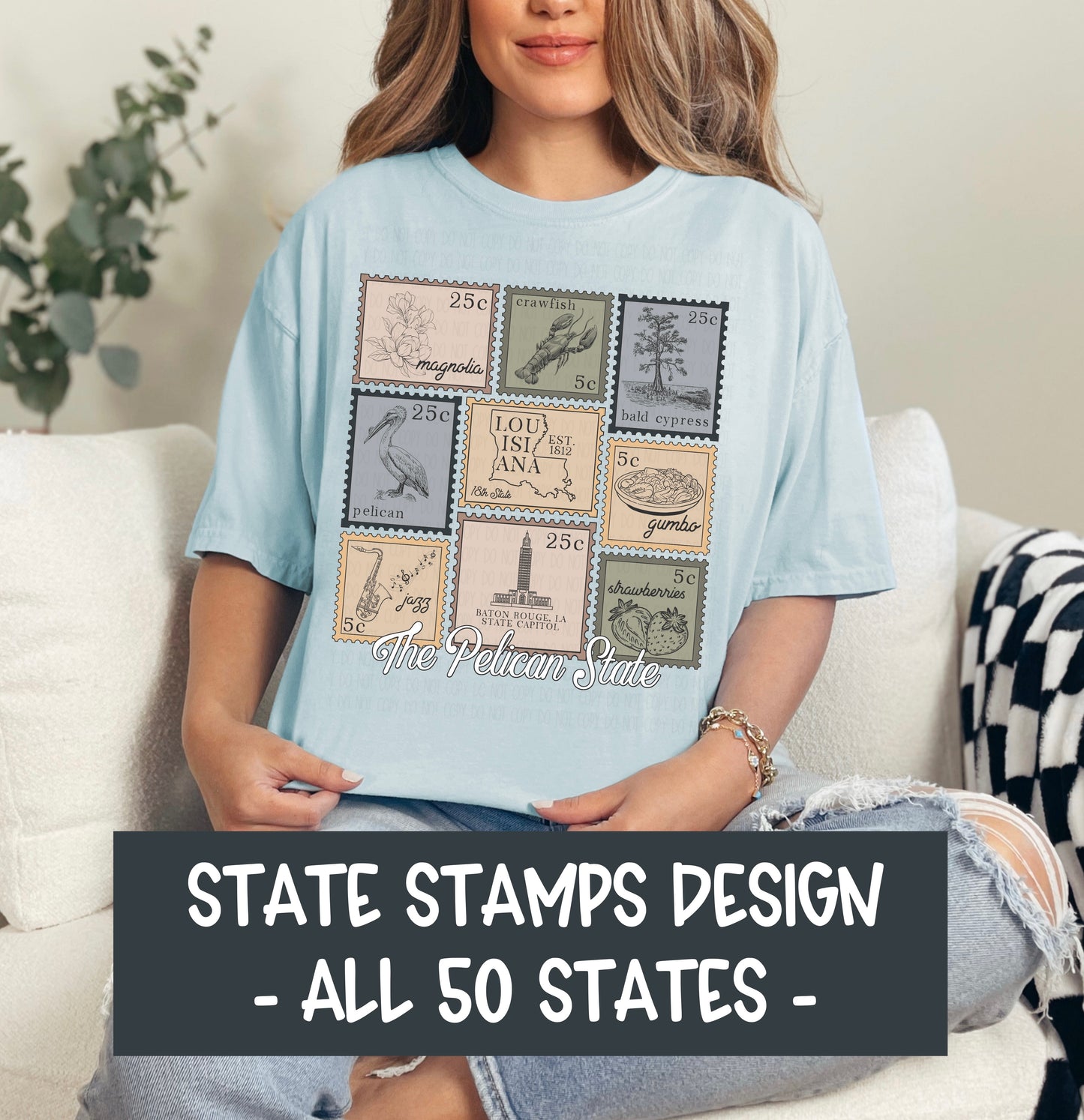 Vintage Stamps Tee