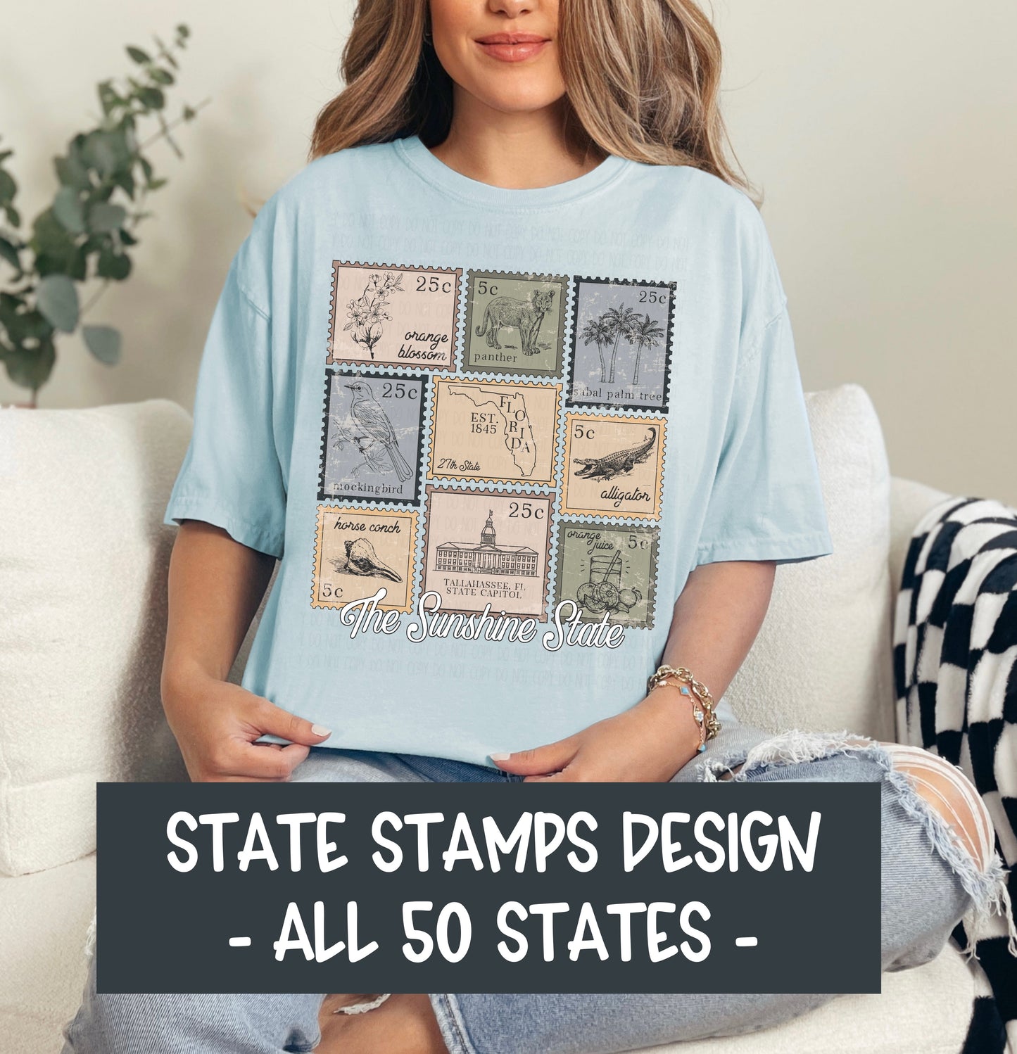 Vintage Stamps Tee