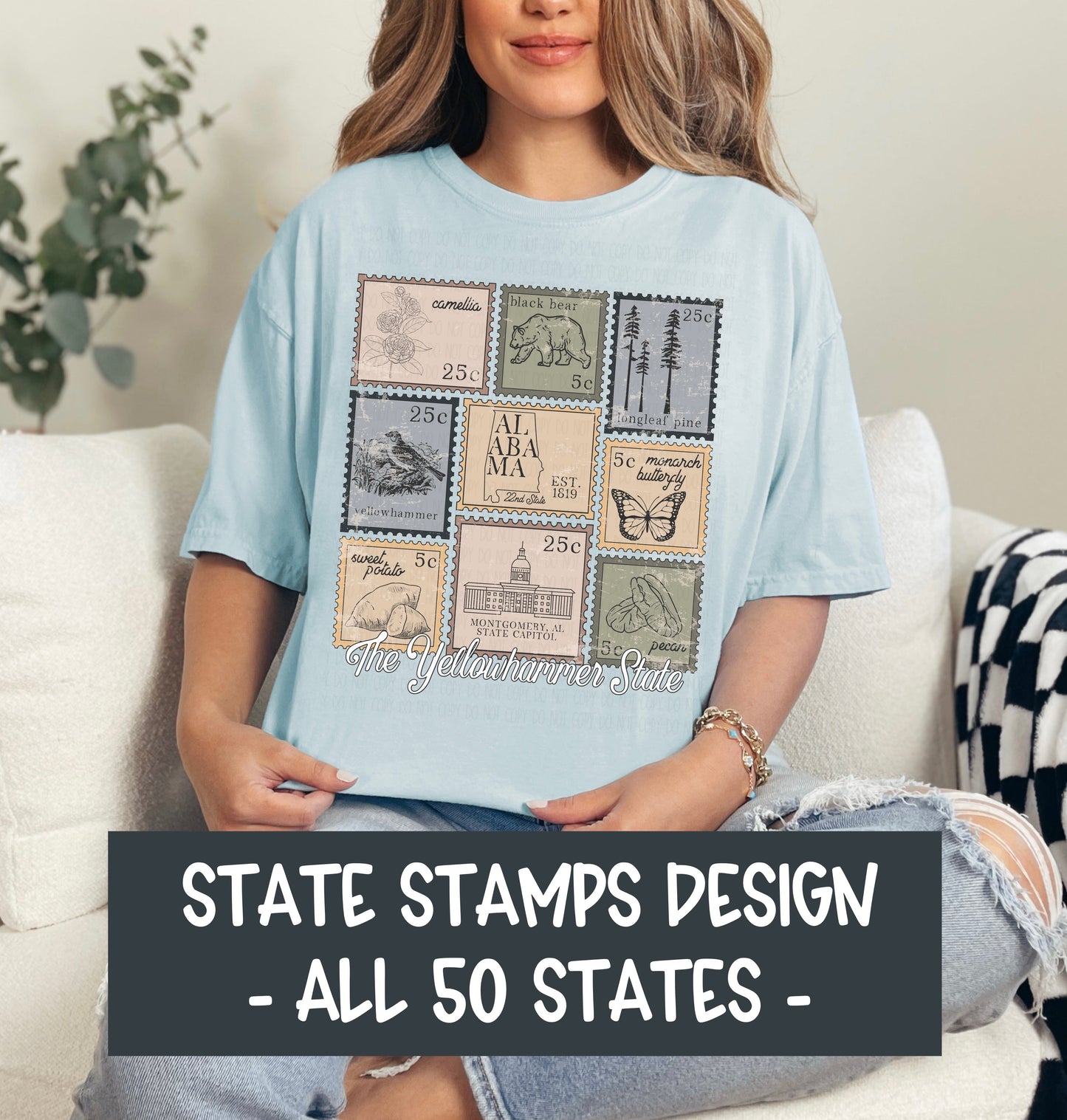 Vintage Stamps Tee