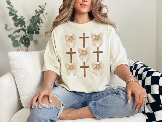 Cross + Bows Comfort Color