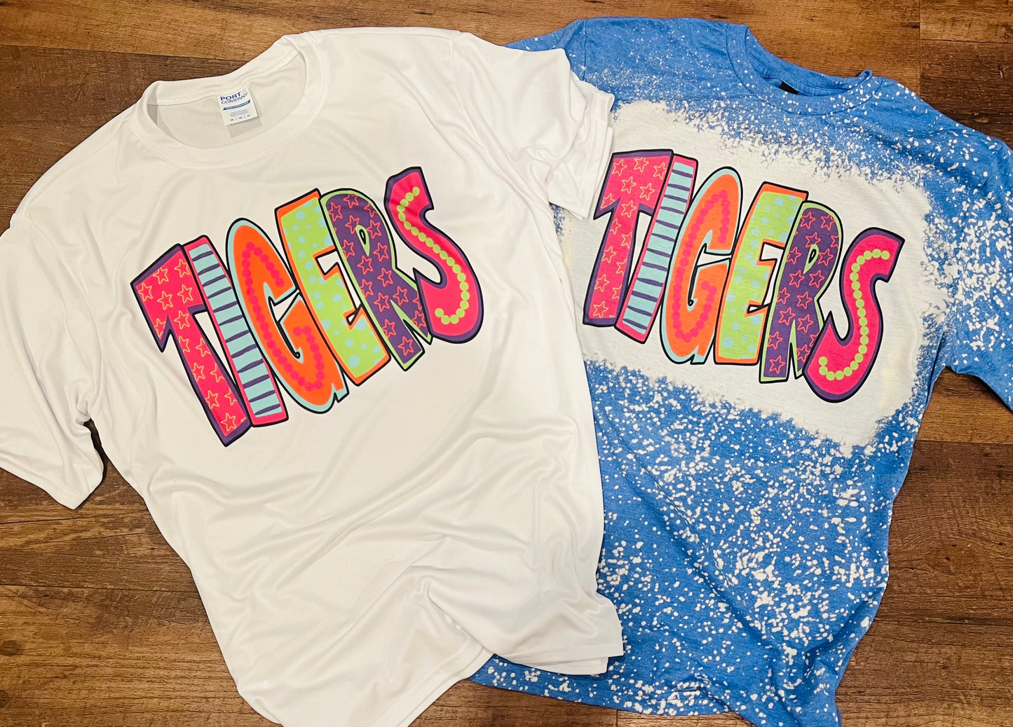 Bright & Fun Mascot Bleached Tee