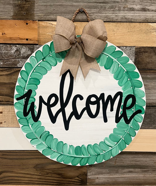 Floral Wreath Welcome