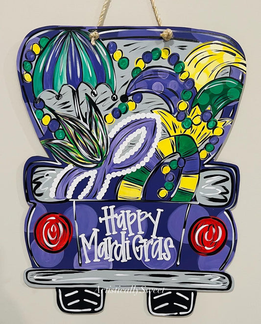 All Things Mardi Gras Truck Door Hanger