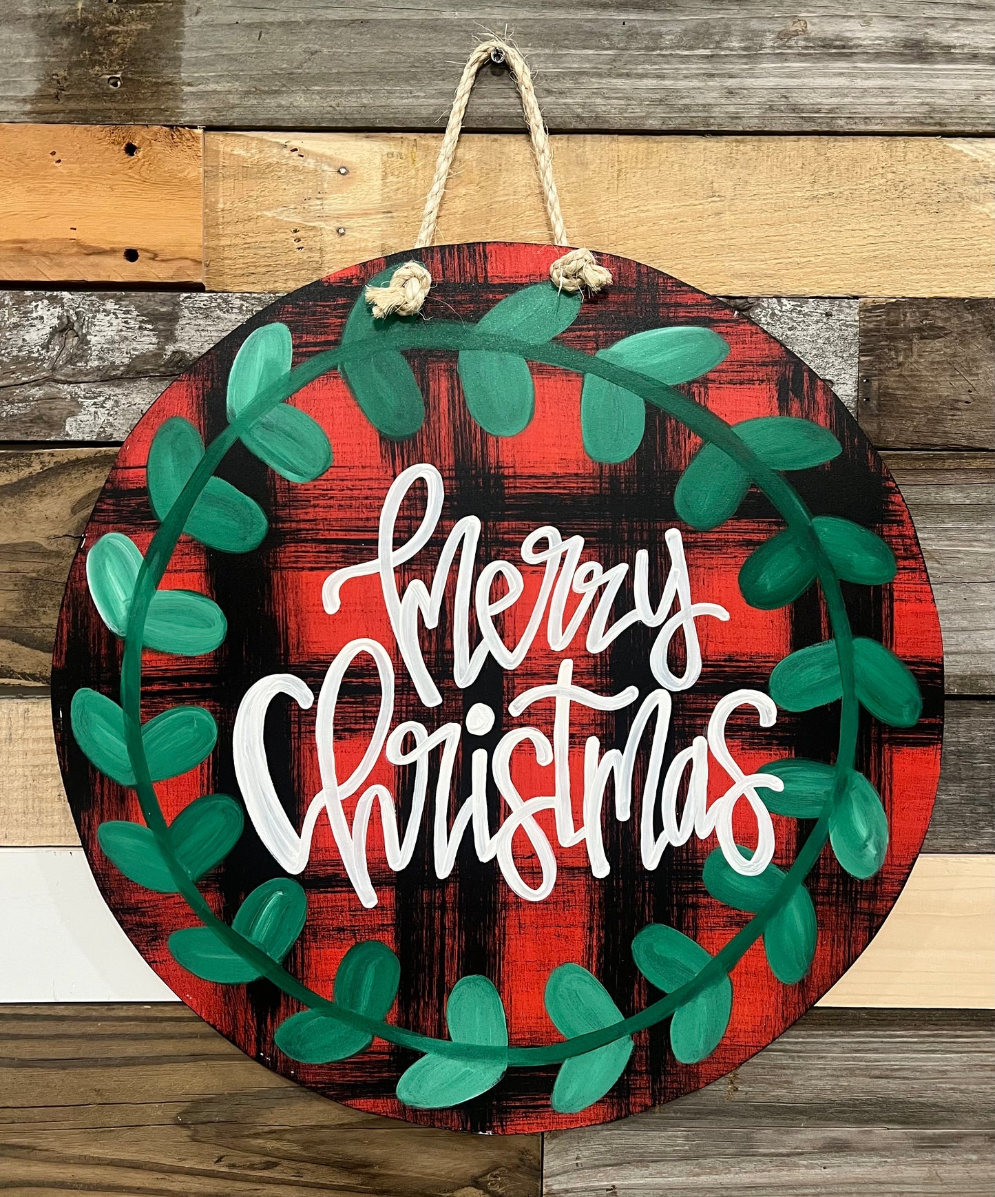Plaid Merry Christmas