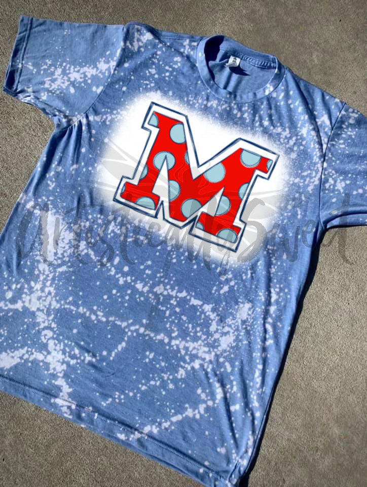 Ole Miss Bleached Tee