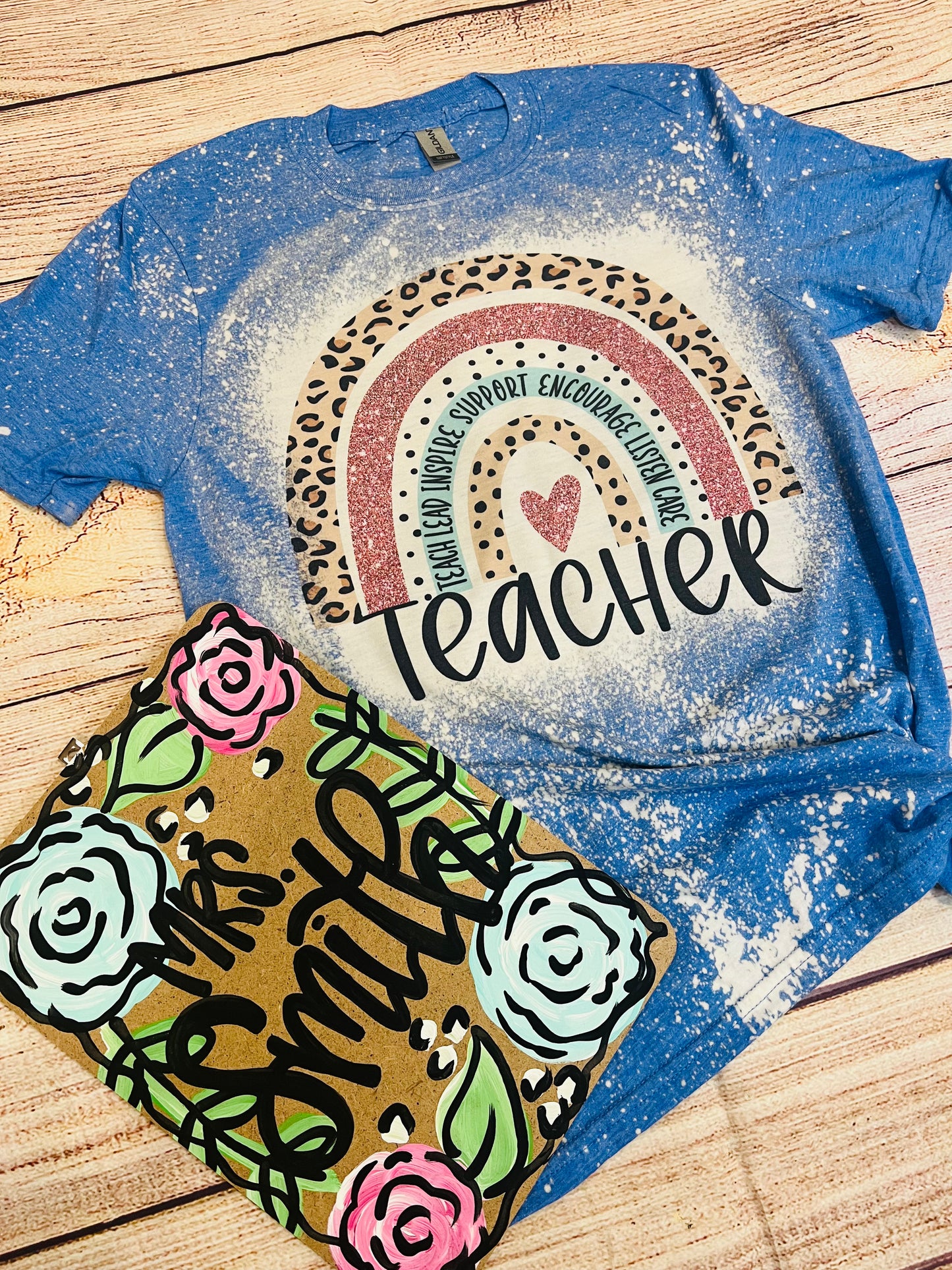 Teacher Tee & Clipboard Gift Set