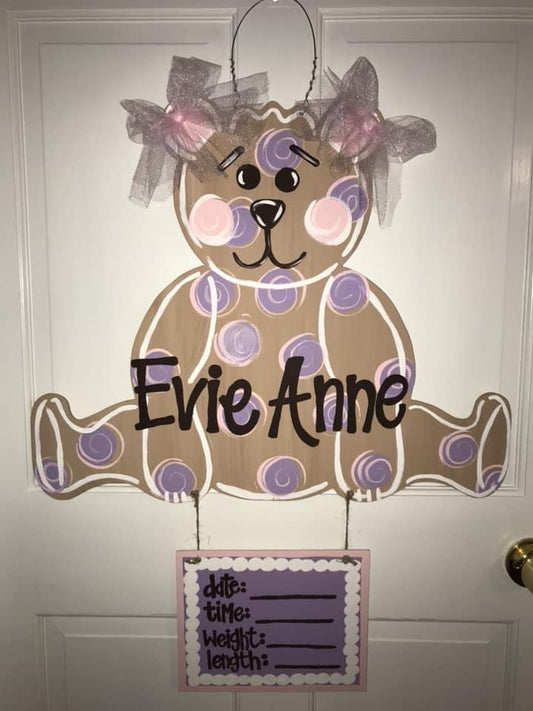 Sweet Bear Hospital Hanger