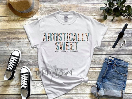 Leopard Letter Business Tee