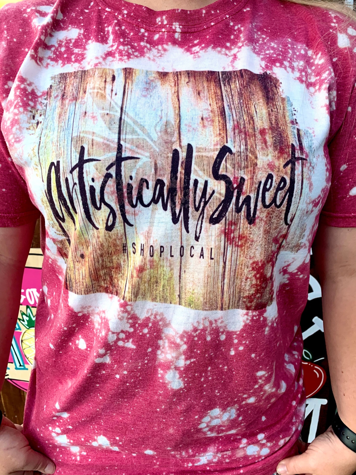 Bleached ArtisticallySweet Tee