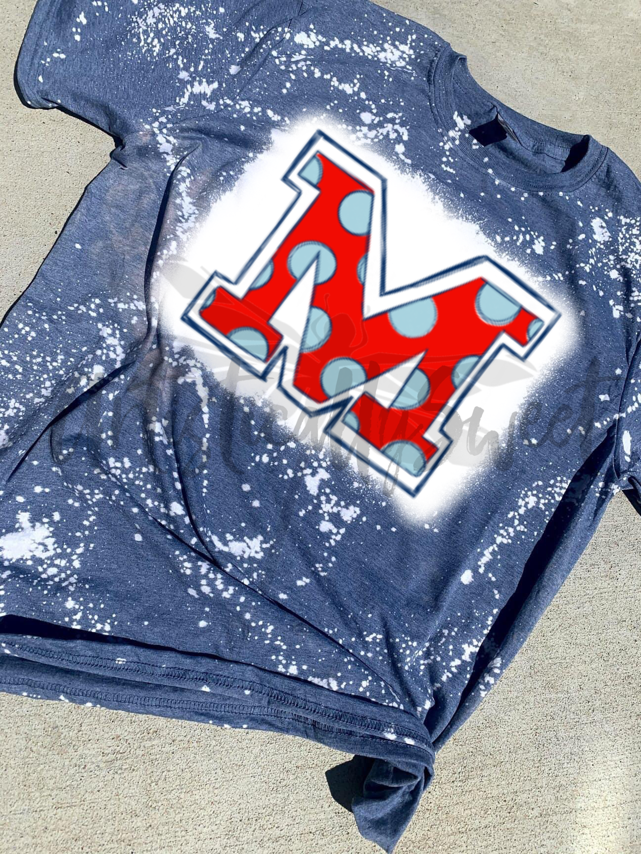 Ole Miss Bleached Tee