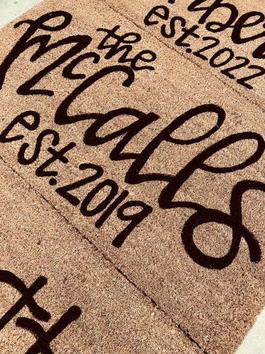 Personalized Door Mats