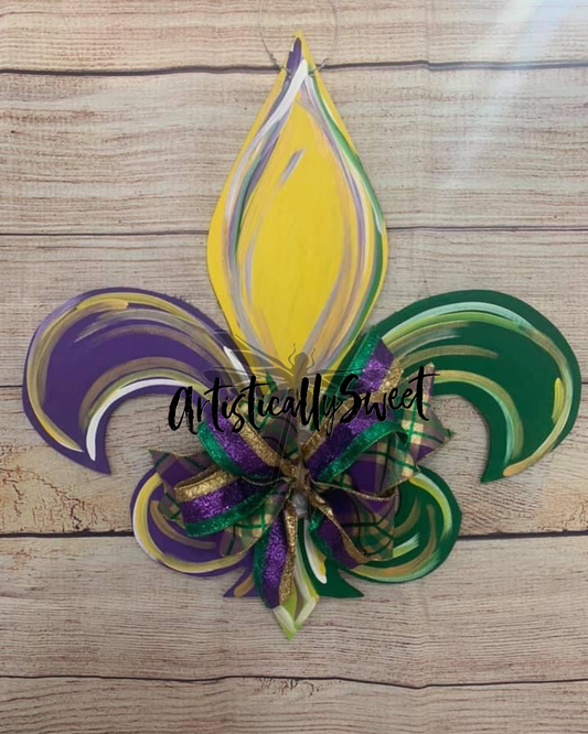 Mardi Gras Fluer De Lis