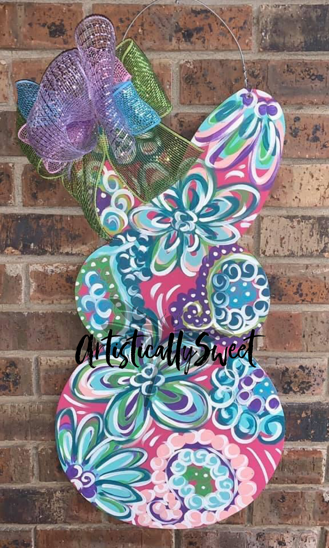 Paisley Tall Ear Bunny