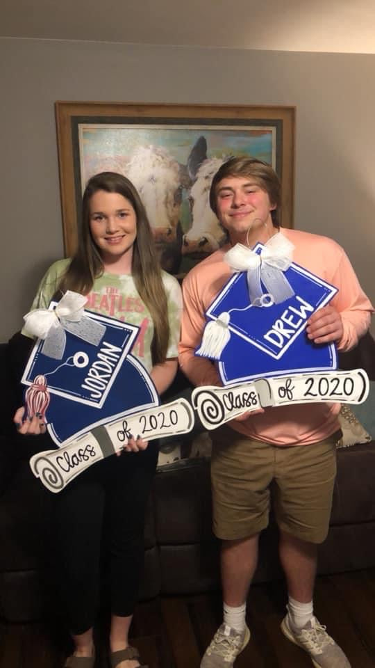 Graduation Cap+Diploma Senior Door Hanger