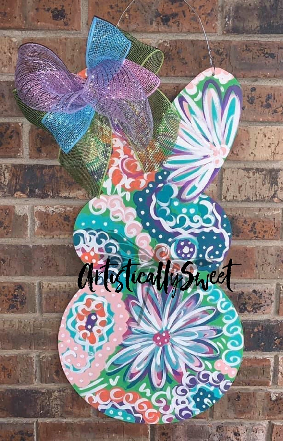 Paisley Tall Ear Bunny