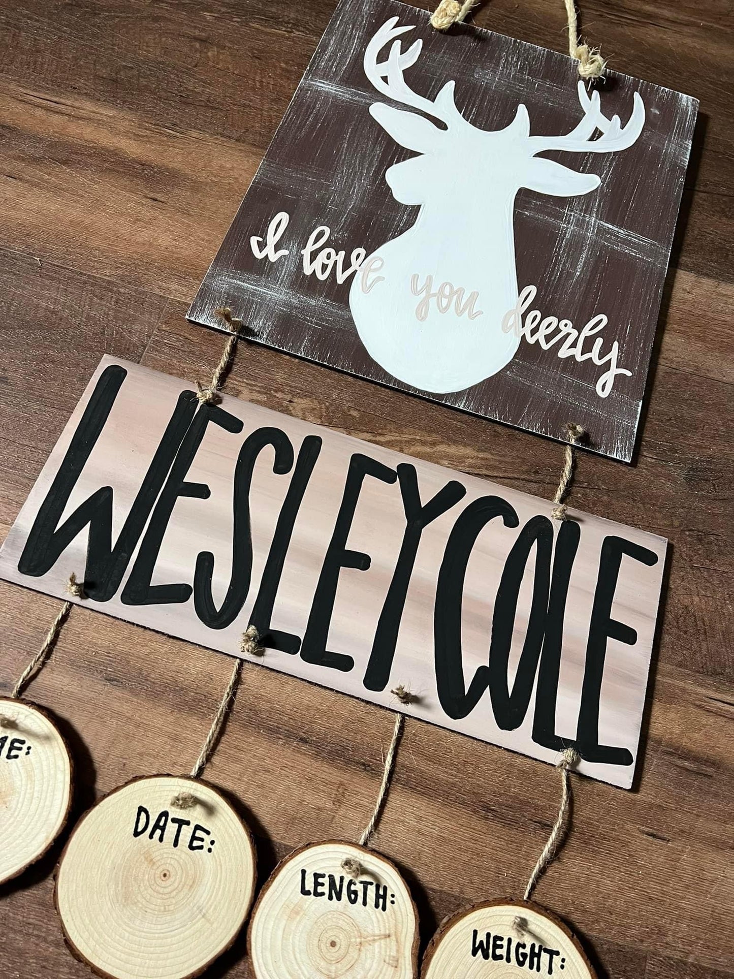 I Love You Dearly Hospital Hanger