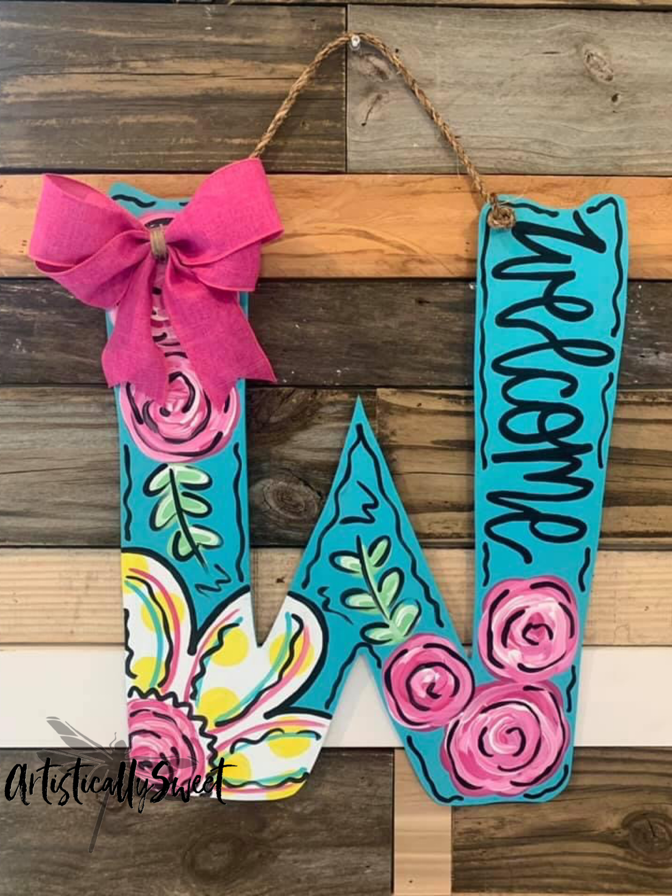 Floral Funky Letters