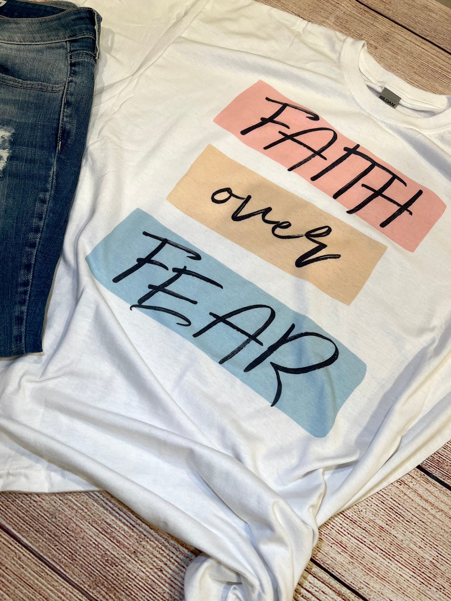 FAITH over FEAR Comfy Tee