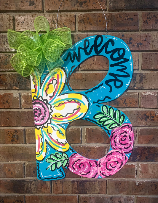 Floral Funky Letters