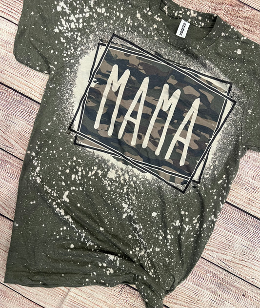 Camo Mama Bleached Tee