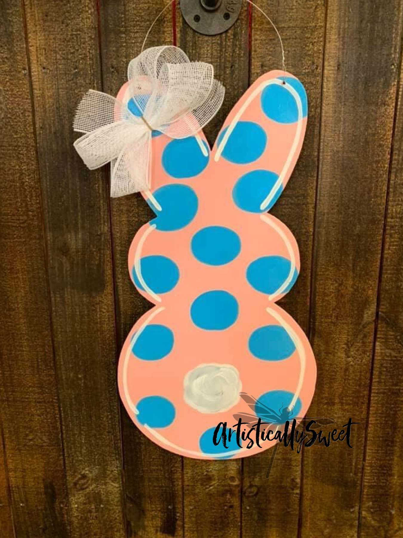 Pink/blue Tall Ear Bunny