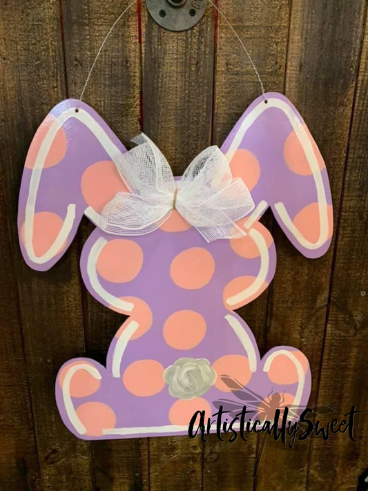 Purple/Pink Floppy Ear Bunny