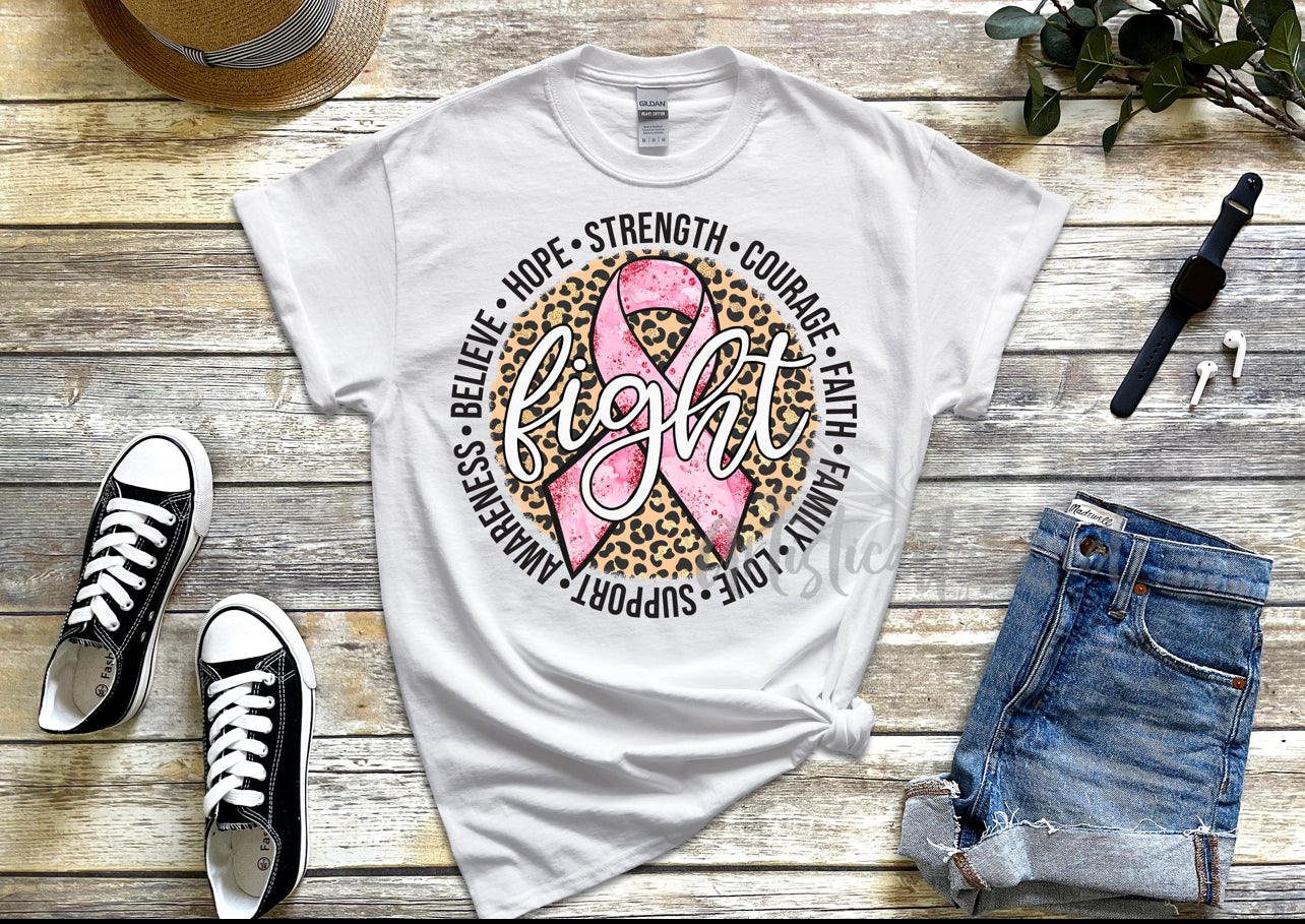 Breast Cancer Fight Comfy Tee