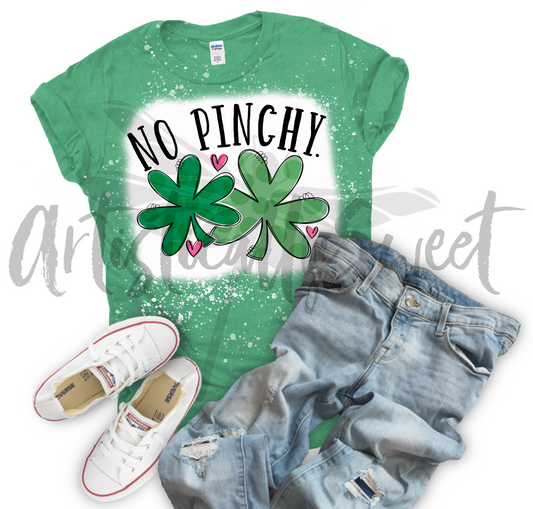 No Pinchy Bleached Tee